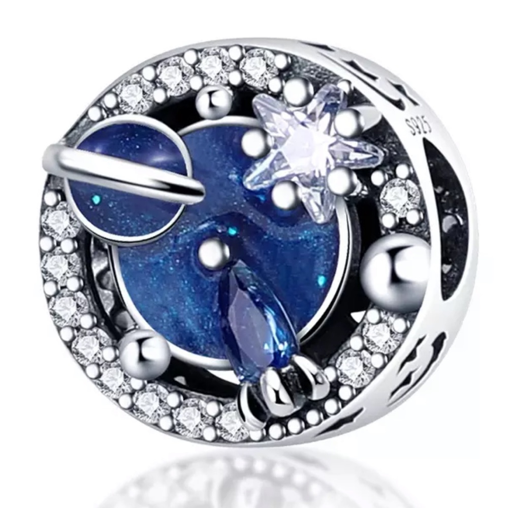 NWOT A Trip To The Galaxy Charm Jewelry Silver 925